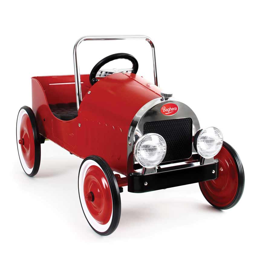 Baghera Ride-On Classic Pedal Car – Red